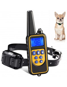 
Elektroninis šunų dresūros antkaklis su nuotolinio valdymo pultu, 800 m
