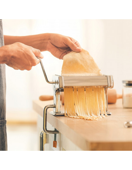 
Rankinis metalinis makaronų gaminimo aparatas
