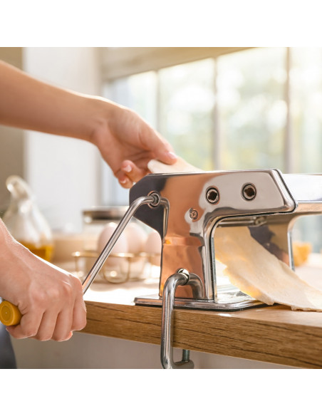 
Rankinis metalinis makaronų gaminimo aparatas
