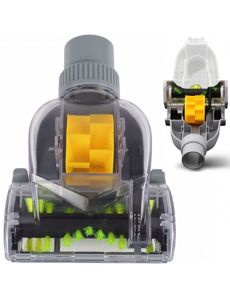 
Mini turbo šepetys universalus dulkių siurblio antgalis
