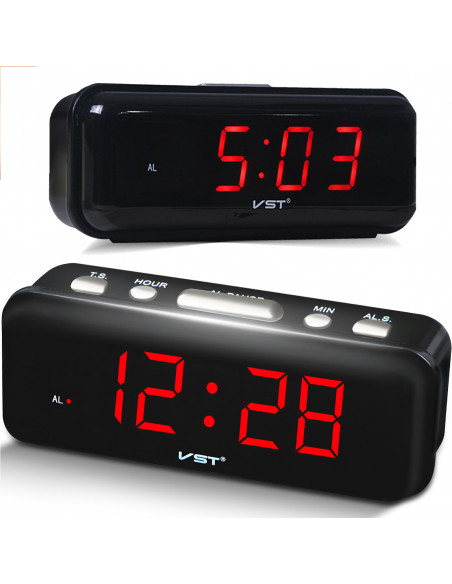 
Elektroninis žadintuvas su LED žadintuvu
