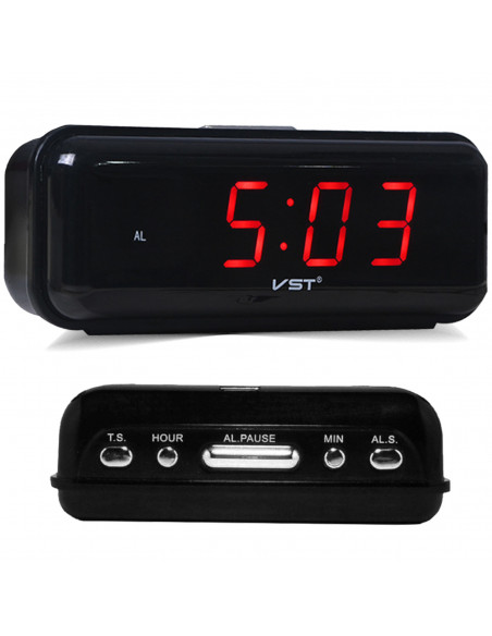 
Elektroninis žadintuvas su LED žadintuvu
