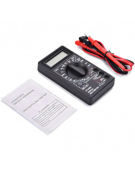 
Skaitmeninis multimetras srovės, įtampos ir varžos matuoklis 0–500 V 0–5 A
