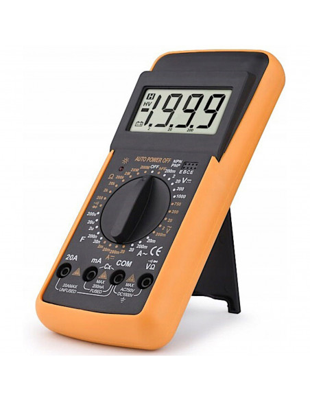 
Skaitmeninis multimetras, srovės įtampos varžos LCD matuoklis
