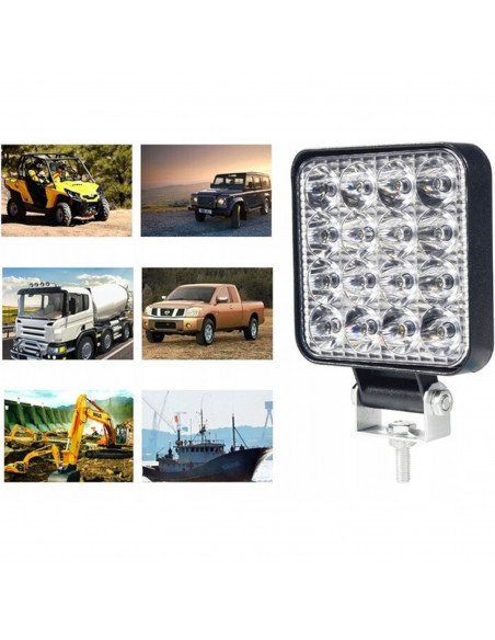 
Halogeninis dirbtuvių darbo žibintas 16 LED 48 W
