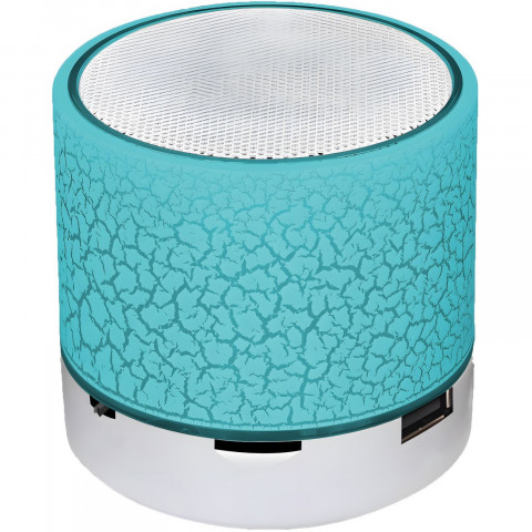 
Mini belaidis „Bluetooth“ garsiakalbis su LED foniniu apšvietimu – mėlynas
