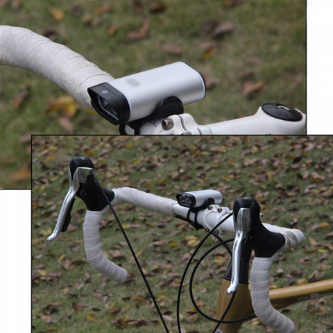 
Įkraunamas dviračio žibintas priekinis ir galinis, 3 režimai, 1800 mAh - 2 vnt.
