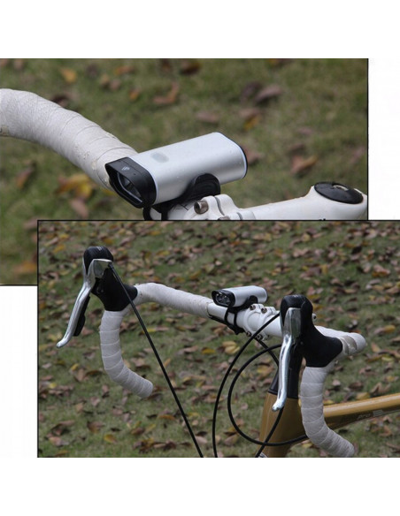 
Įkraunamas dviračio žibintas priekinis ir galinis, 3 režimai, 1800 mAh - 2 vnt.
