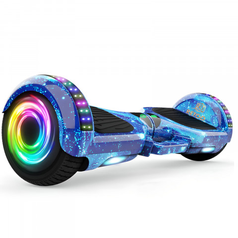 
Elektrinė riedlentė su „Hoverboard“ ir „Bluetooth“ garsiakalbiu bei LED šviesa, 10 colių
