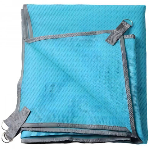 
Besmėlio tinklinis paplūdimio kilimėlis, 200 x 200 cm - mėlynas
