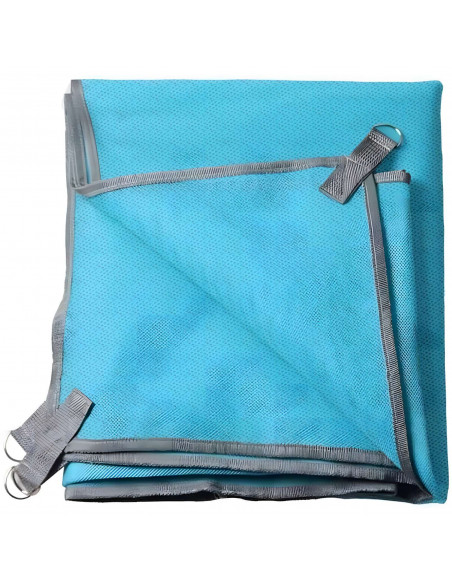 
Besmėlio tinklinis paplūdimio kilimėlis, 200 x 200 cm - mėlynas
