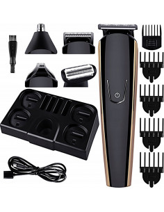 
Plaukų kirpimo mašinėlė, barzdos kirpimo mašina, 9 priedai
