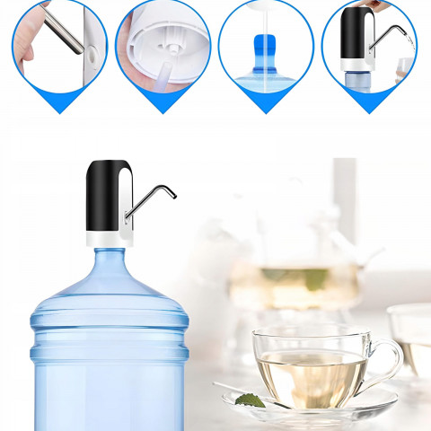 
Elektrinis vandens pompos dozatorius buteliams 5-20 l 1200 mAh
