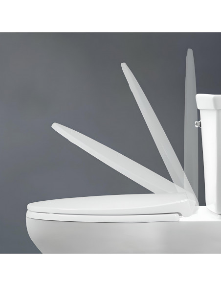 
Universalus tualeto dangtis su švelniai užsidarančiu dangčiu
