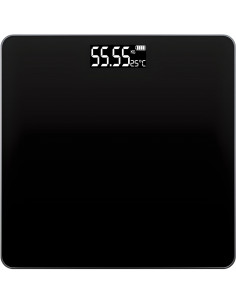 
Elektroninės vonios svarstyklės su stiklinėmis svarstyklėmis iki 180 kg, LCD
