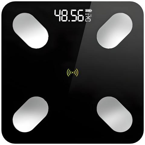 
Išmaniosios „Bluetooth“ vonios kambario analitinės svarstyklės iki 180 kg LCD
