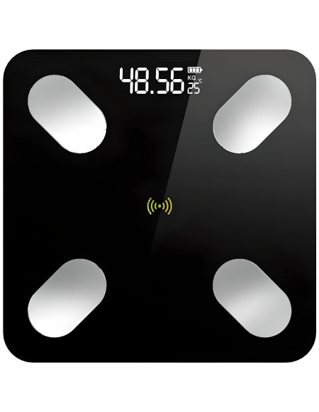 
Išmaniosios „Bluetooth“ vonios kambario analitinės svarstyklės iki 180 kg LCD
