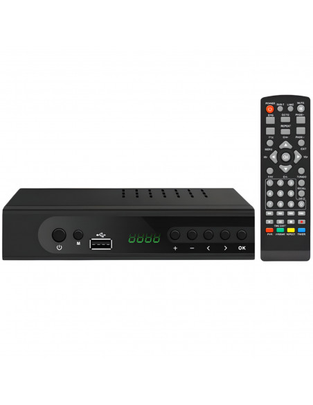 
Antžeminės televizijos imtuvo dekoderis DVB-T2 HDMI USB
