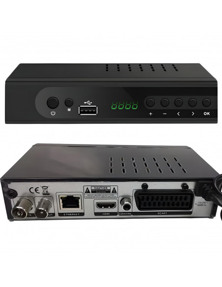 
Antžeminės televizijos imtuvo dekoderis DVB-T2 HDMI USB
