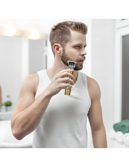 
Belaidis plaukų kirptuvas, barzdos kirptuvas, 4 priedai
