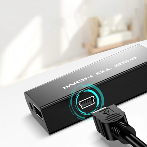 
PS2 - HDMI 3,5 mm lizdo adapteris
