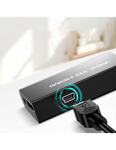 
PS2 - HDMI 3,5 mm lizdo adapteris
