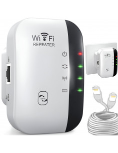 
Kartotuvo „Wi-Fi“ signalo stiprintuvas su 2 veikimo režimais, 2,4 GHz
