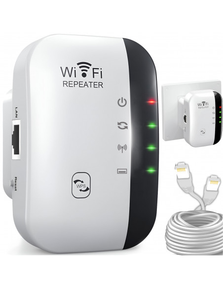 
Kartotuvo „Wi-Fi“ signalo stiprintuvas su 2 veikimo režimais, 2,4 GHz
