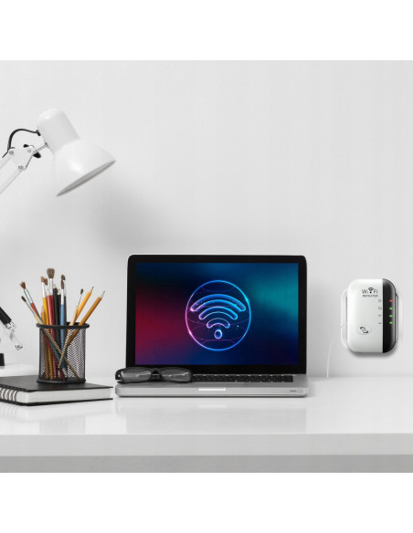 
Kartotuvo „Wi-Fi“ signalo stiprintuvas su 2 veikimo režimais, 2,4 GHz
