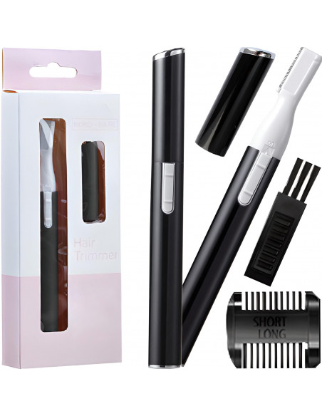 
Baterijomis maitinamas veido kirptuvas antakiams, barzdai, nosiai ir plaukams
