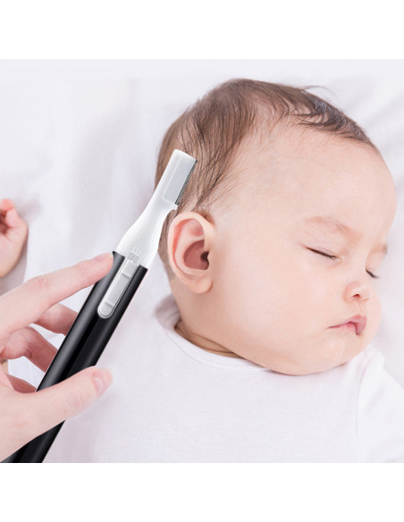 
Baterijomis maitinamas veido kirptuvas antakiams, barzdai, nosiai ir plaukams
