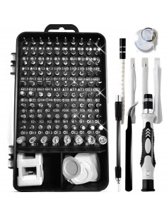 
Tikslių antgalių atsuktuvų rinkinys - 115 vnt.
