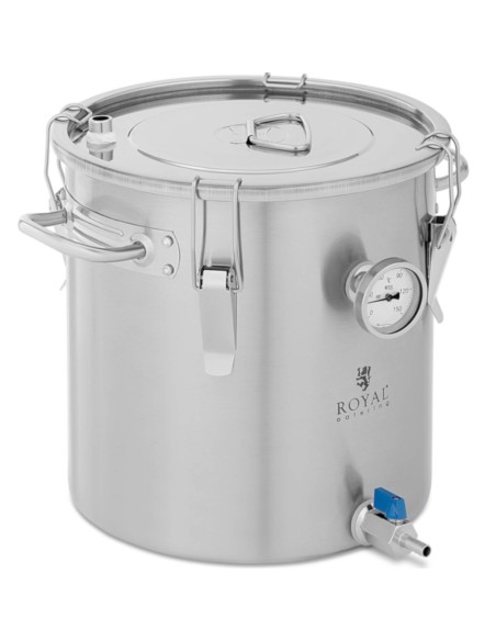 Konteinerio puodo fermentacijos katilas nerūdijantis plienas 0-150C 18 l Konteinerio puodo fermentacijos katilas nerūdijantis plienas 0-150C 18 l