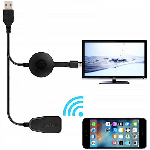 
Belaidis adapteris vaizdo perdavimui per HDMI – „Wi-Fi 2.4 GHz“ 10 m
