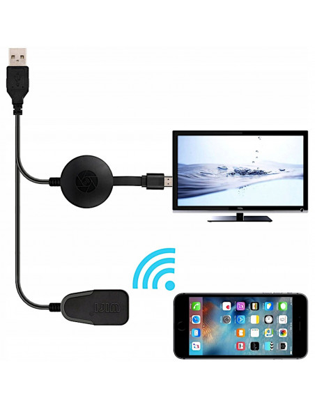 
Belaidis adapteris vaizdo perdavimui per HDMI – „Wi-Fi 2.4 GHz“ 10 m
