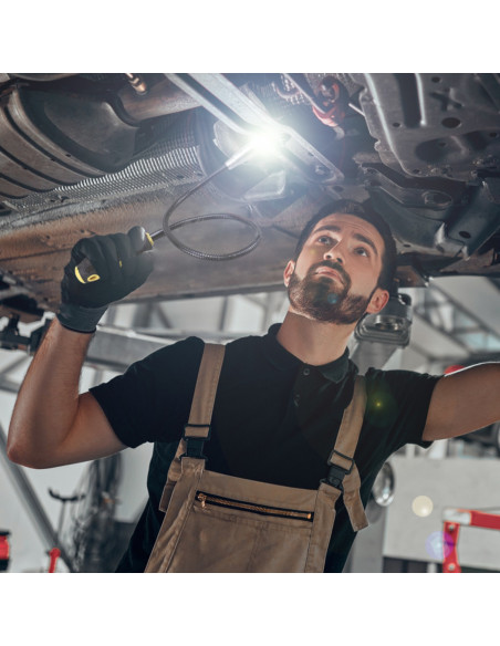 
Magnetinis dirbtuvių griebtuvas su LED žibintuvėliu, 57 cm
