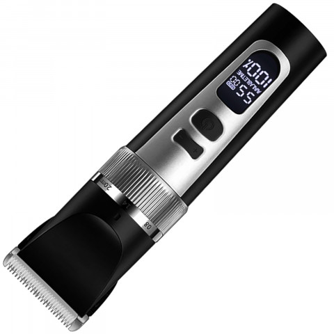 
Belaidė šunų ir gyvūnų kirpimo mašinėlė su LCD ekranu, 9 W, 4 priedais
