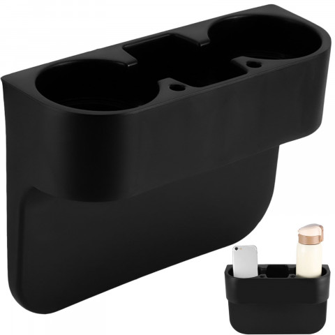 
Automobilinis laikiklis puodeliams, gėrimams, telefonui, rašikliui
