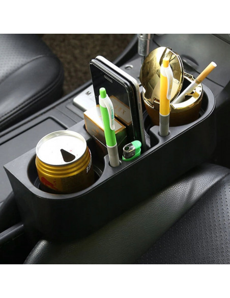 
Automobilinis laikiklis puodeliams, gėrimams, telefonui, rašikliui
