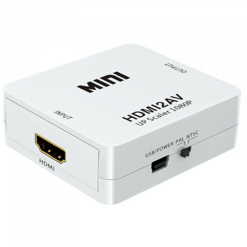 
RCA AV CINCH – HDMI Full HD 5V konverterio adapteris
