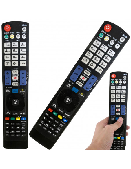 
Universalus nuotolinio valdymo pultas LG televizoriams su išmaniosios televizijos paslauga
