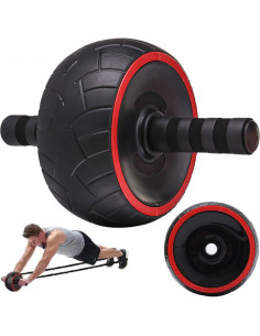 
Riedučių ratas pilvo ir nugaros raumenų treniravimui, 17 cm skersmens
