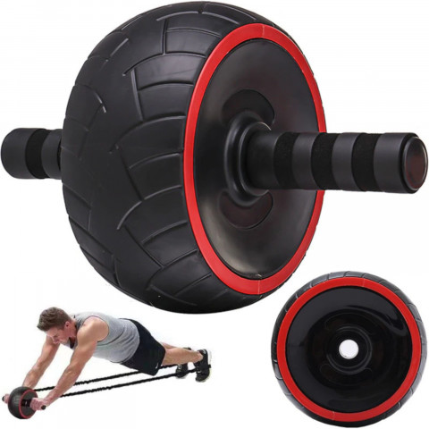 
Riedučių ratas pilvo ir nugaros raumenų treniravimui, 17 cm skersmens
