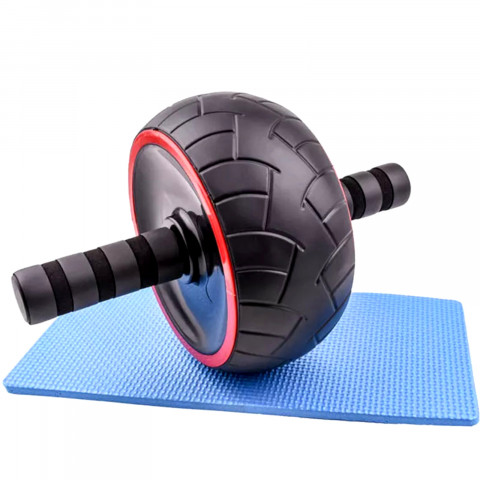 
Riedučių ratas pilvo ir nugaros raumenų treniravimui, 17 cm skersmens
