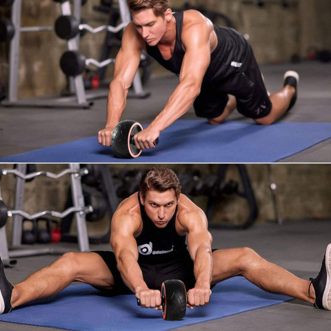 
Riedučių ratas pilvo ir nugaros raumenų treniravimui, 17 cm skersmens
