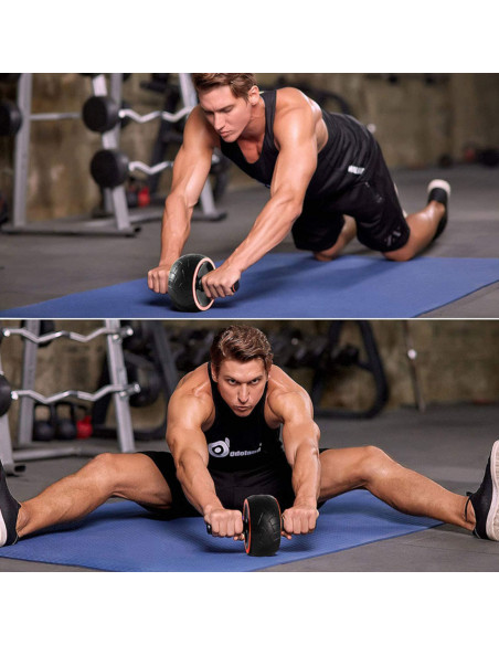 
Riedučių ratas pilvo ir nugaros raumenų treniravimui, 17 cm skersmens
