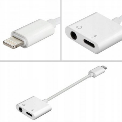 
iPhone Lightning - Lightning 3,5 mm lizdo adapteris

