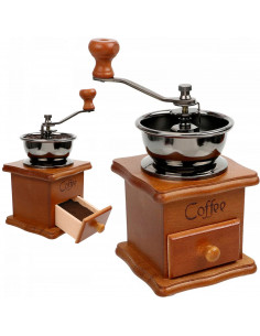 
Tradicinis medinis kavos ir pipirų malūnėlis
