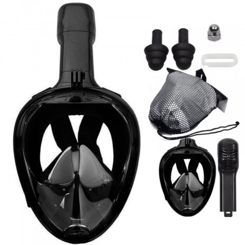 
Viso veido plaukimo kaukė su vamzdeliu L/ XL
