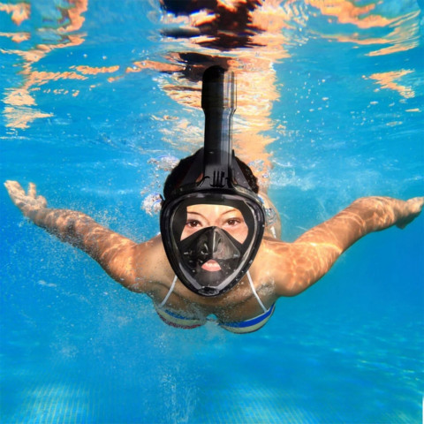 
Viso veido plaukimo kaukė su vamzdeliu L/ XL
